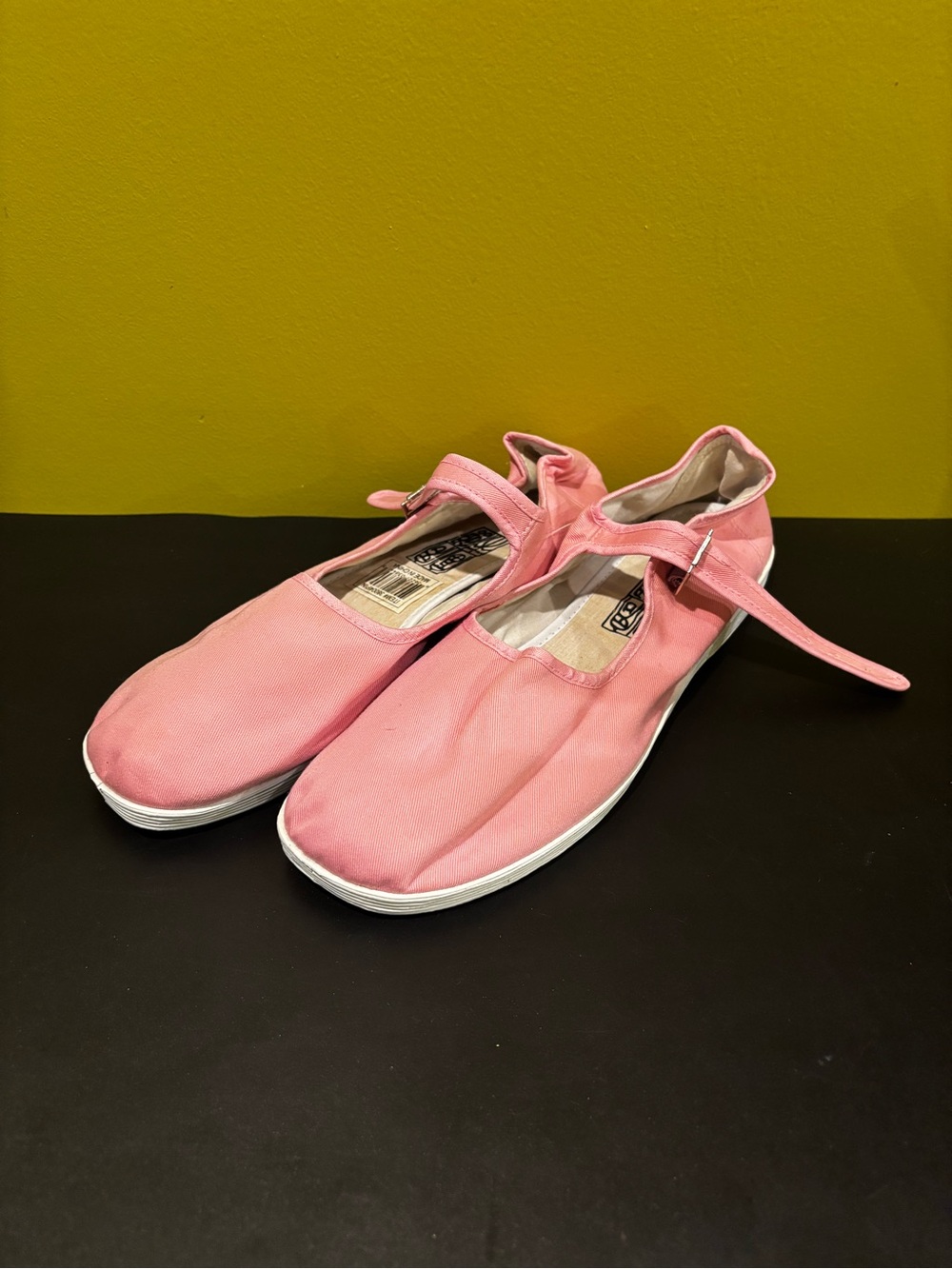 Pink Women's Canvas Mary Jane Sneakers